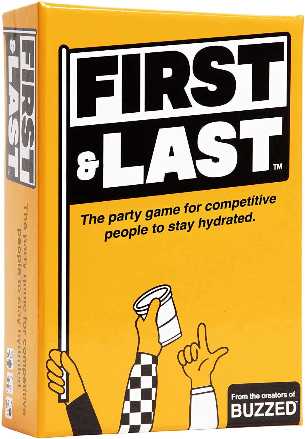 First & Last – The Party Game for Competitive People to Stay Hydrated –by The C