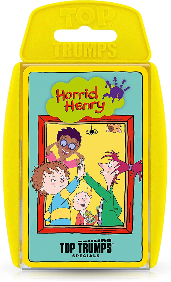 Horrid Henry Top Trumps Special Card Game English Edition, Play with the mischie