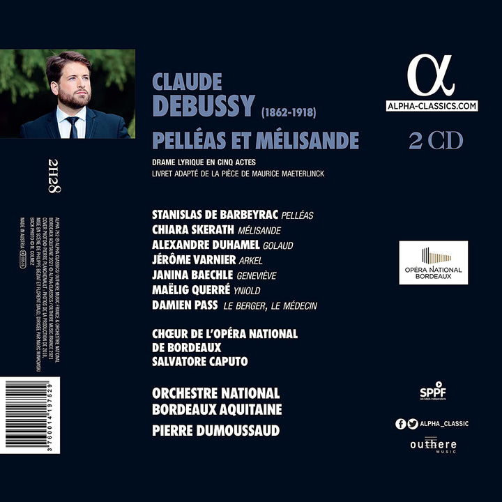 Pierre Dumoussaud - Debussy: Pelléas et Mélisande [Audio CD]