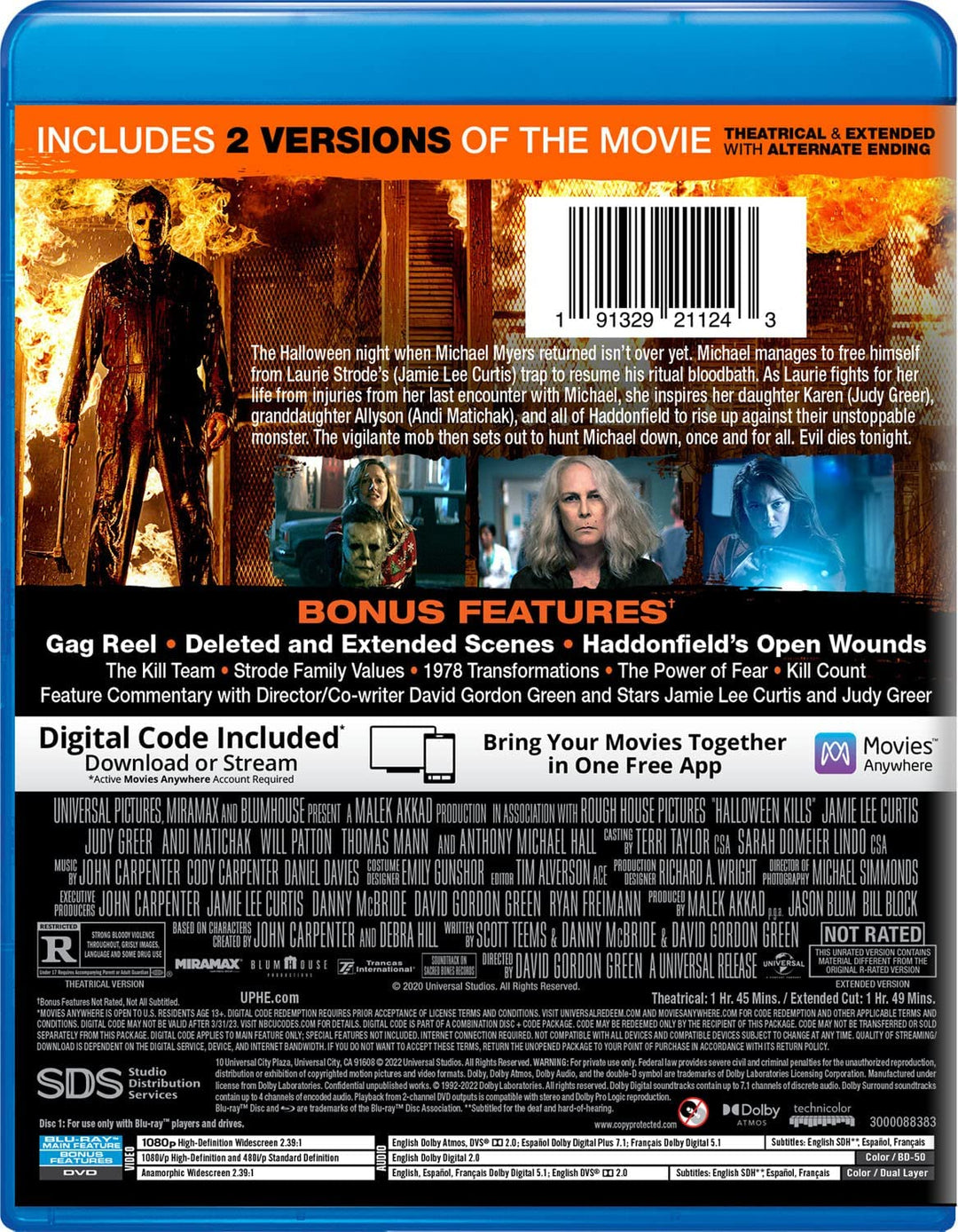 Halloween Kills - Horror [Blu-ray]