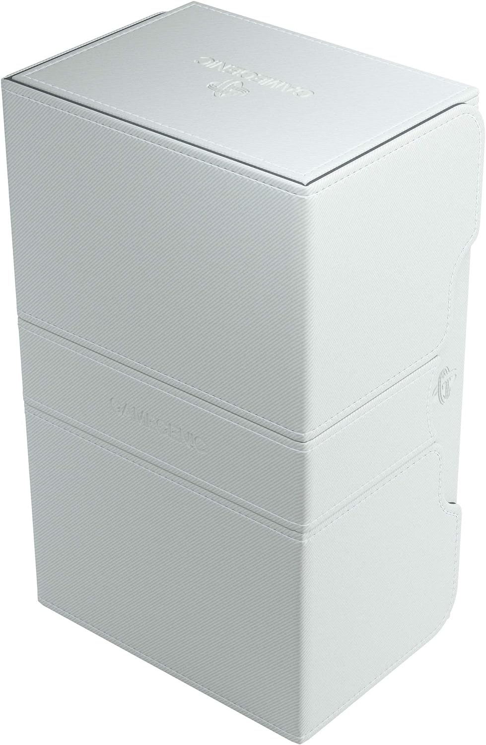 Gamegenic GGS20028ML Stronghold 200-Card Convertible Deck Box, White