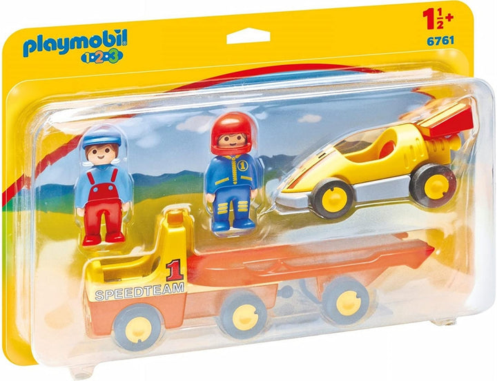 Playmobil 6761 1.2.3 Tow Truck with Race Car