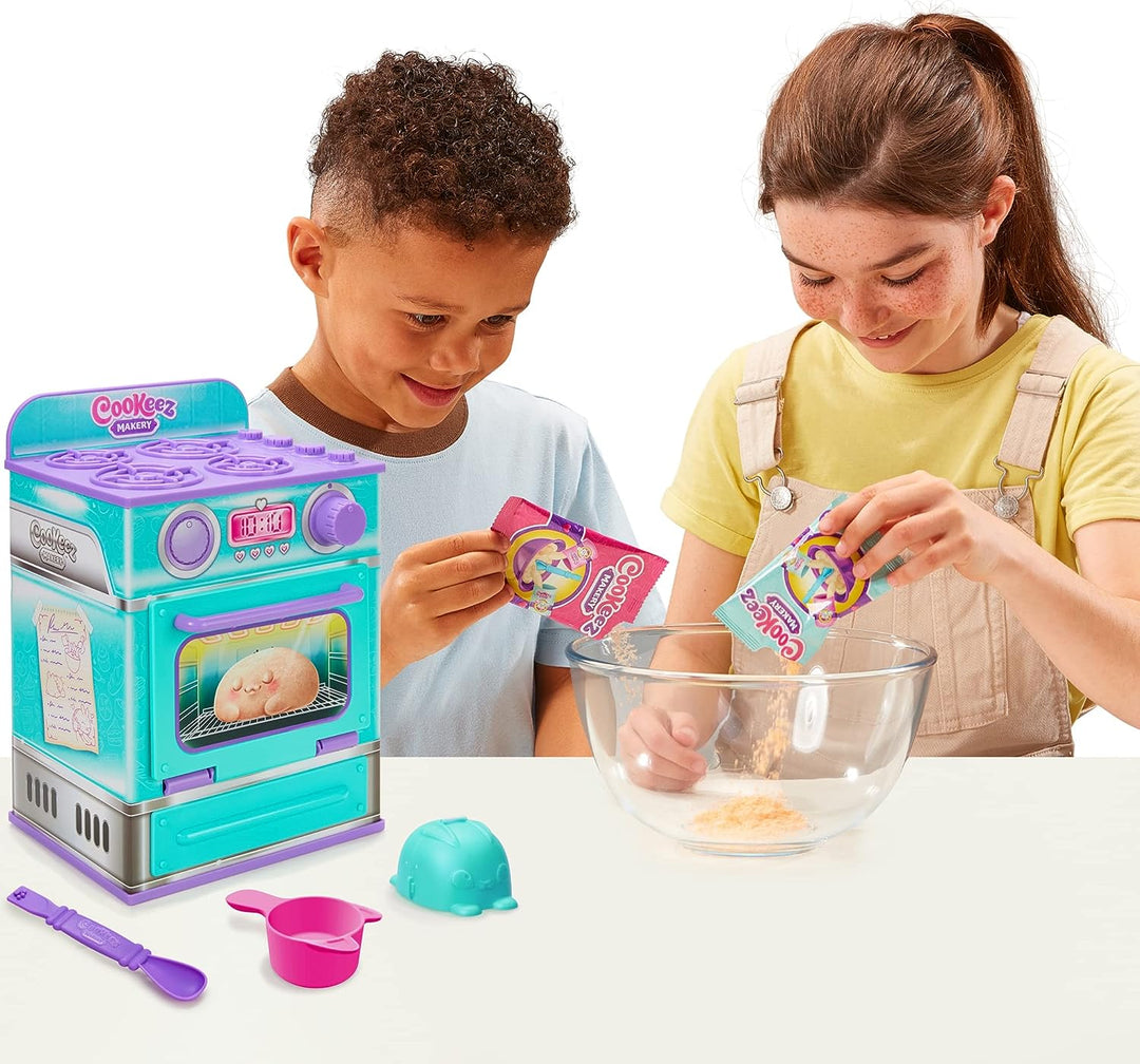 Cookeez Bread Oven Playset - Interactive Plush Baking Toy for Ages 5-12 (23501)