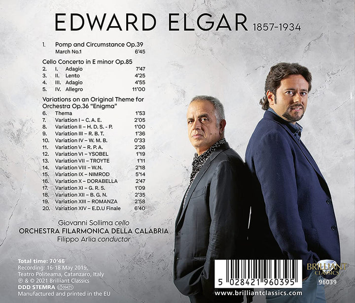 Elgar Cello Concerto, Enigma Variations [Audio CD]