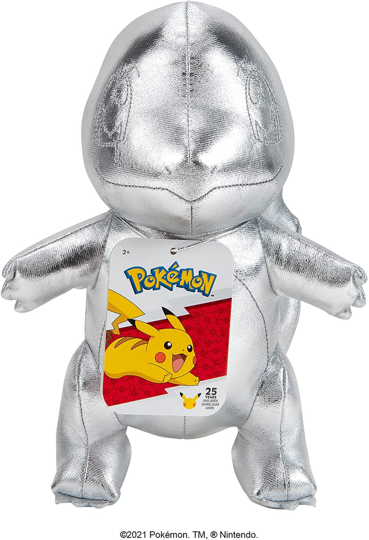 Pokemon PoKéMoN 674 PKW0238 EA 25th Celebration 8" Silver Charmander Plus, Sliver