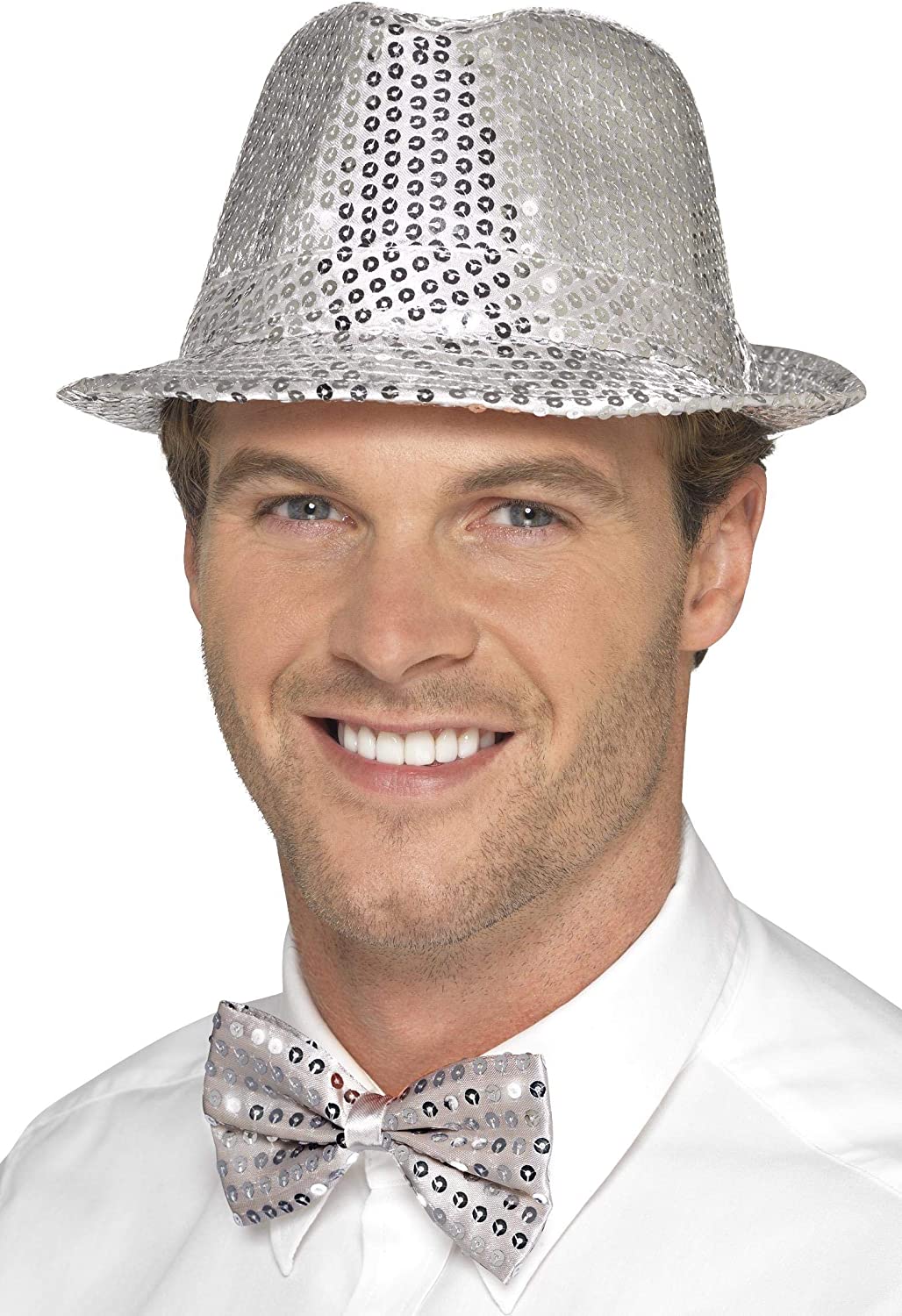 Smiffys Unisex Sequin Trilby Hat (44380)