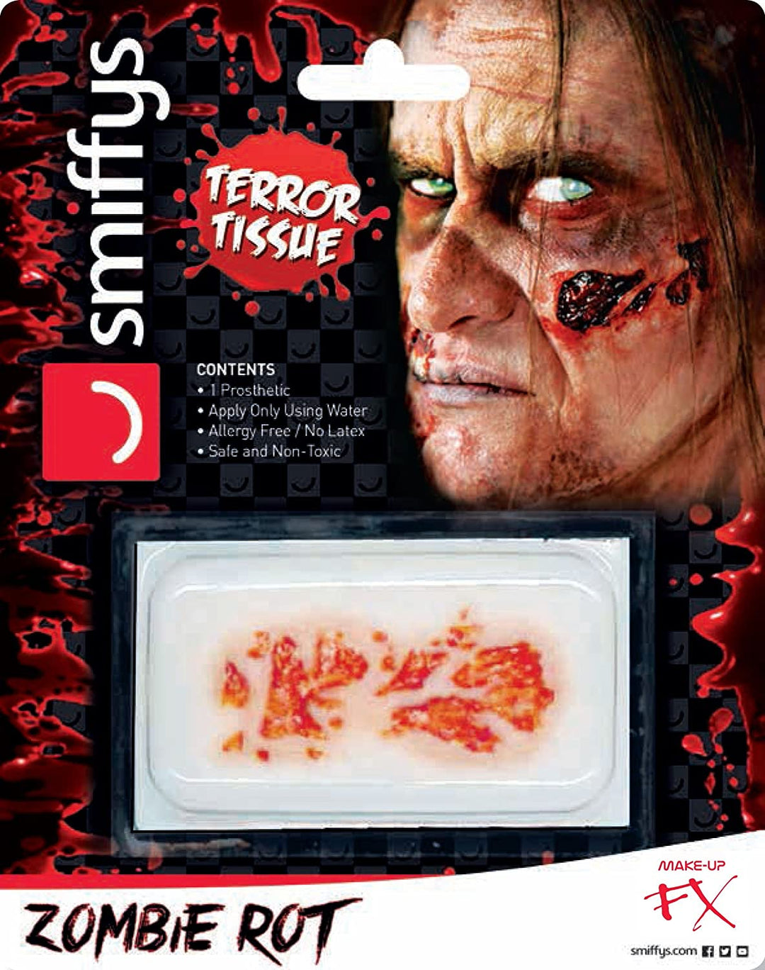 Smiffys Make-Up FX, Horror Transfer, Zombie Rot