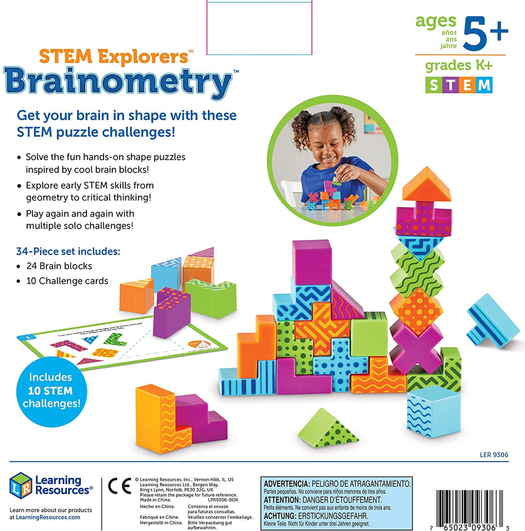 Learning Resources LER9306 STEM Explorers BRAINOMETRY, Multi