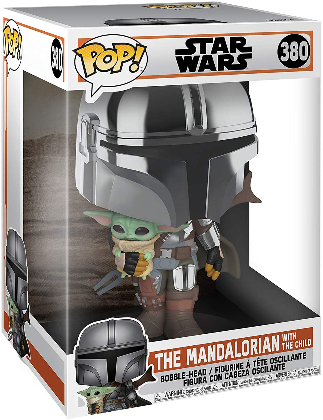 Star Wars Le Mandalorien Avec L&#39;Enfant Funko 49931 Pop! Vinyle #380