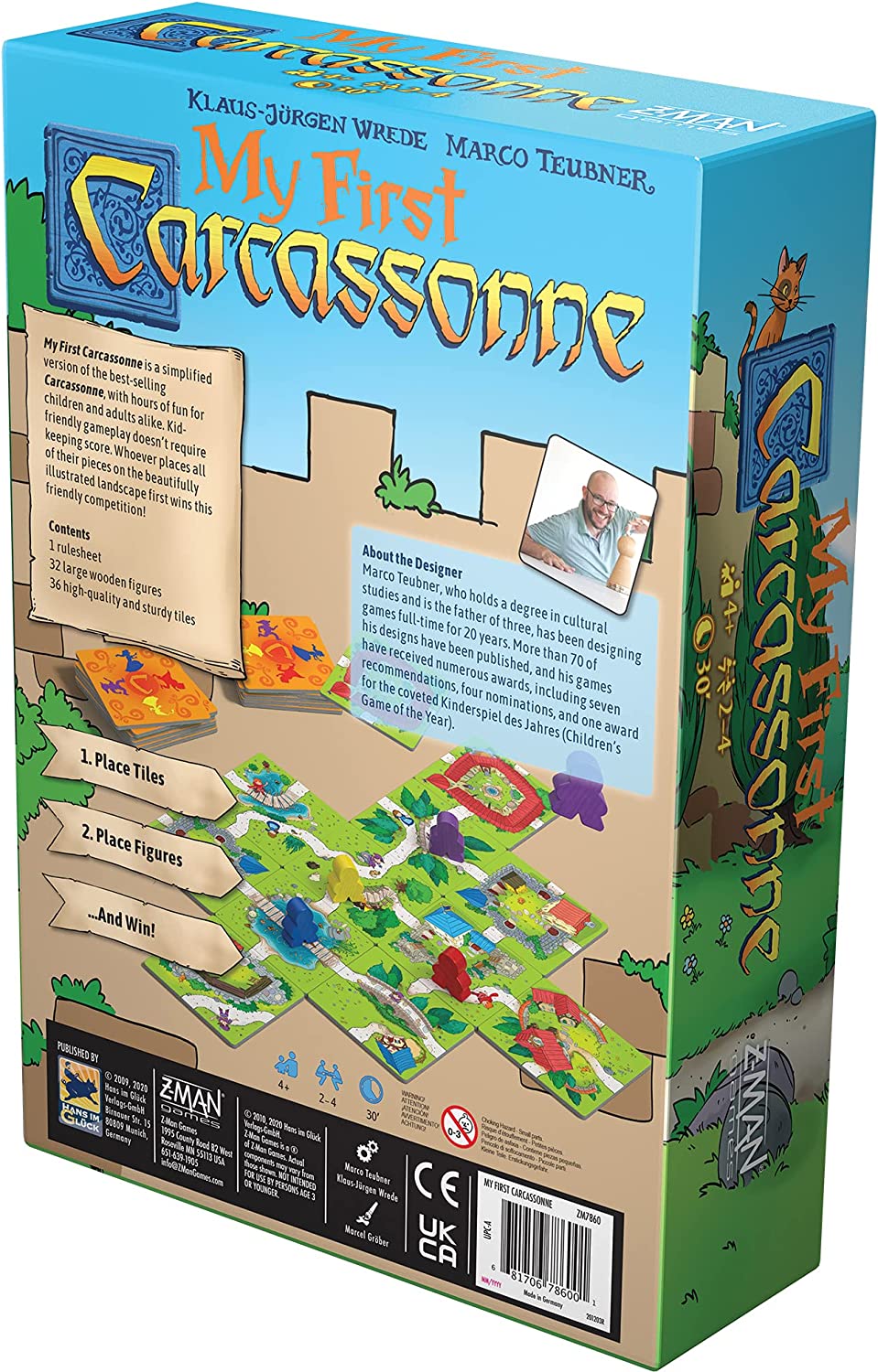 Z-Man Games | My First Carcassonne | Board Game | Ages 4 and up | 2-4 Players |