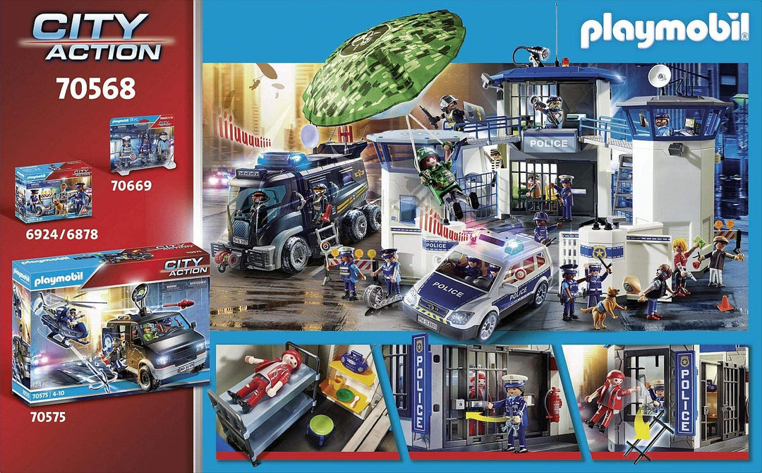 Playmobil 70568 City Action Police Prison Escape, for Children Ages 4 - 10