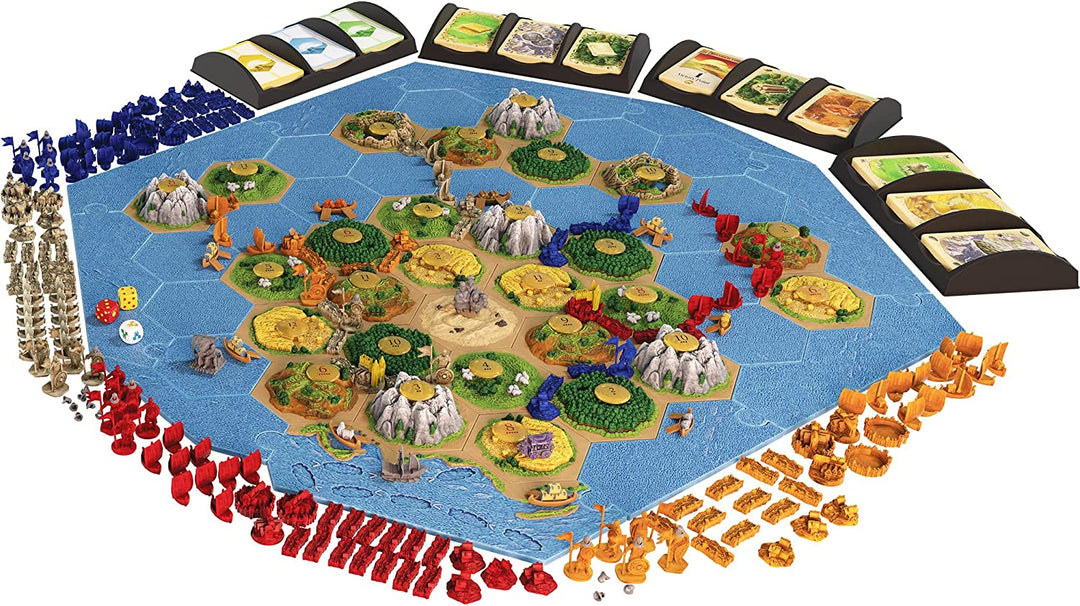 Catan Studios Catan 3D Expansion: Seafarers & Cities & Knights (CN3172)