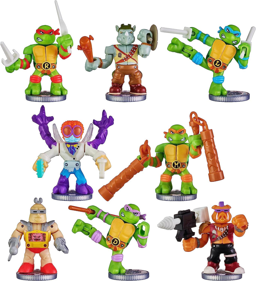 Legends Of Akedo Teenage Mutant Ninja Turtles. Mini Battling Warriors Versus Pack