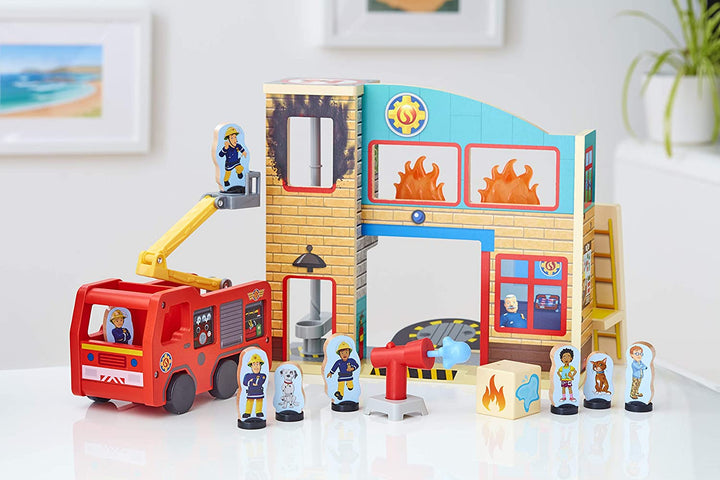 Fireman Sam 07325 Wooden Fire Station