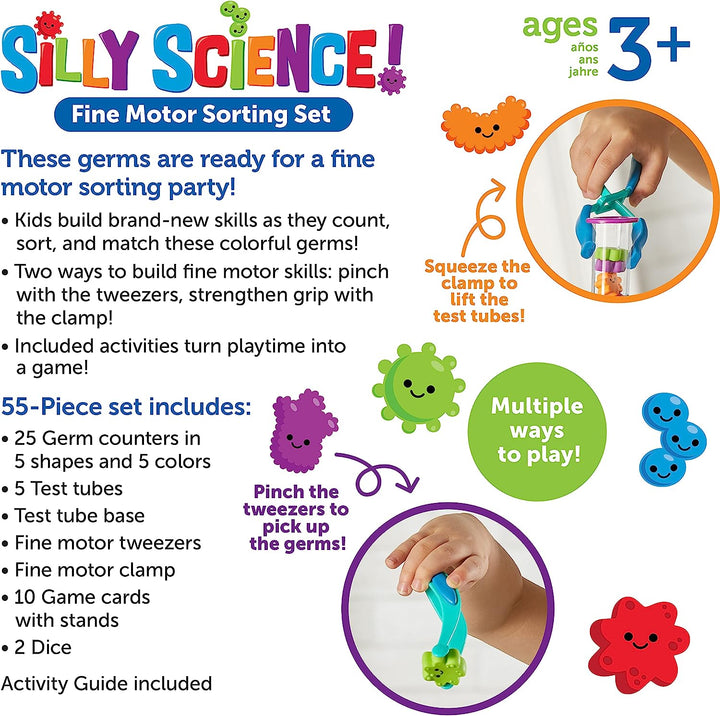 Learning Resources Silly Science Fine Motor Sorting Set, STEM Toys for Kids