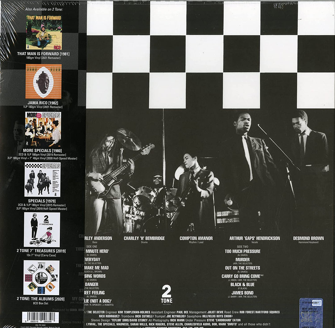 Selecter - Too Much Pressure (Clear Vinyl) [VINYL]