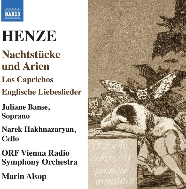 Henze: Nachtstucke Und Arien [Juliane Banse; Narek Hakhnazaryan; ORF Vienna Radi [Audio CD]