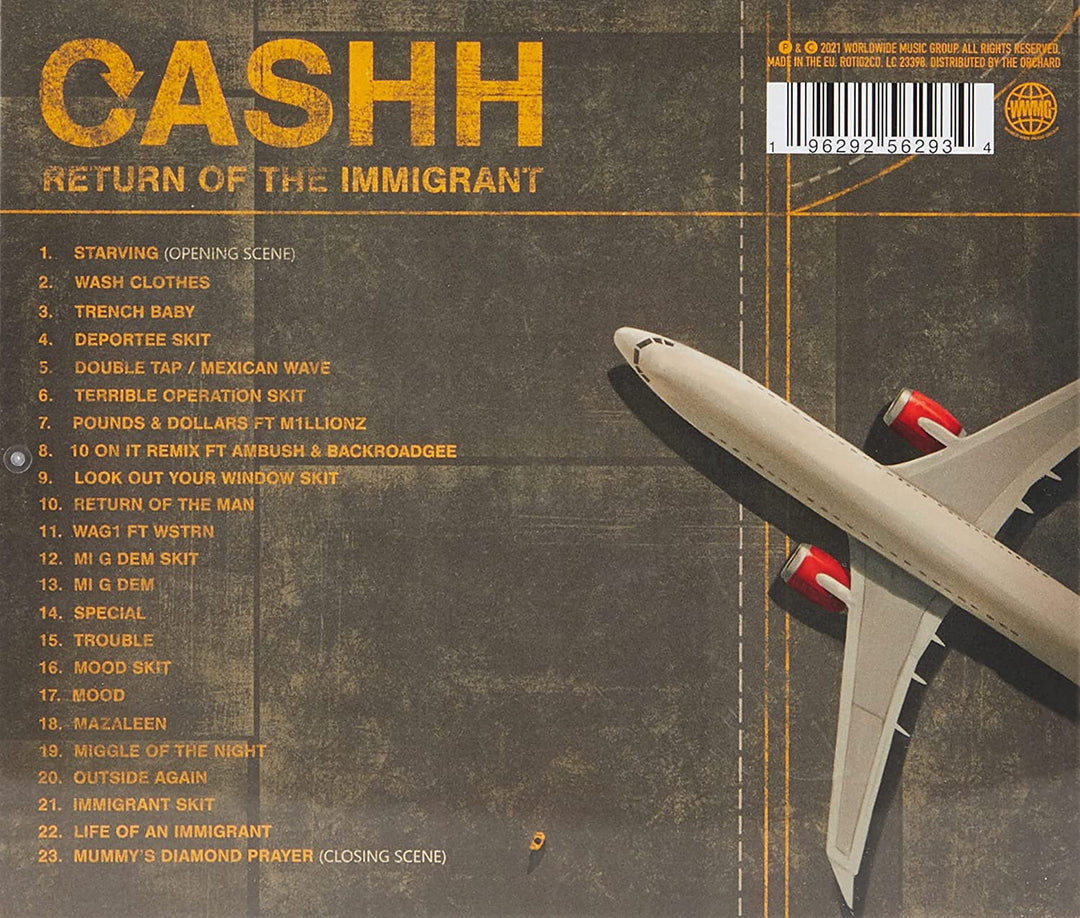 Cashh - Return Of The Immigrant [Audio CD]