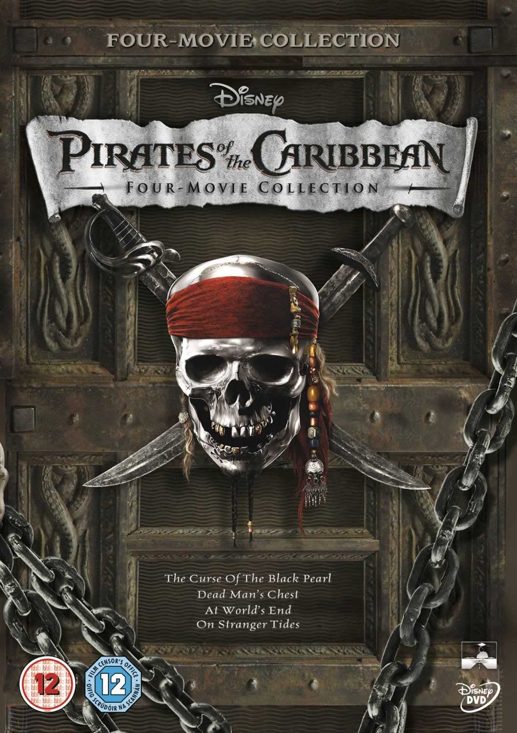 Pirates of the Caribbean 1-4 Box Set [DVD]