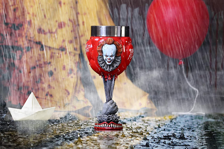 Nemesis Now Officially Licensed IT Chapter 2 Time to Float Goblet, Red, 19.5cm