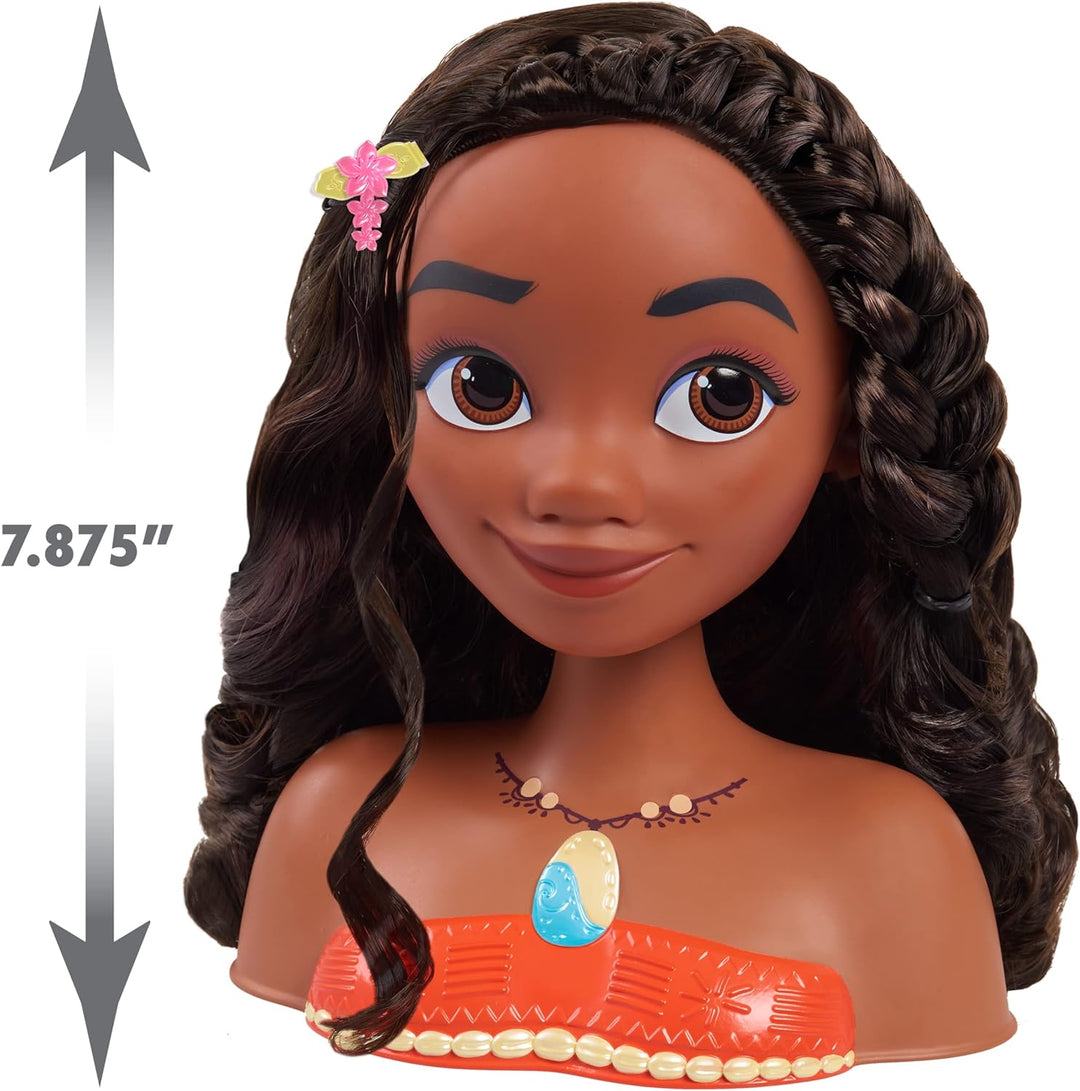Disney Princess Moana Styling Head with Flower Crown & Accessories