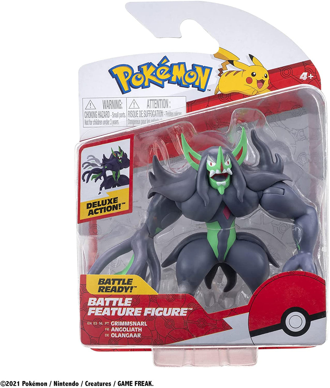 POKEMON BATTLE FEATURE 4.5 INCH FIGURE - GRIMMSNARL