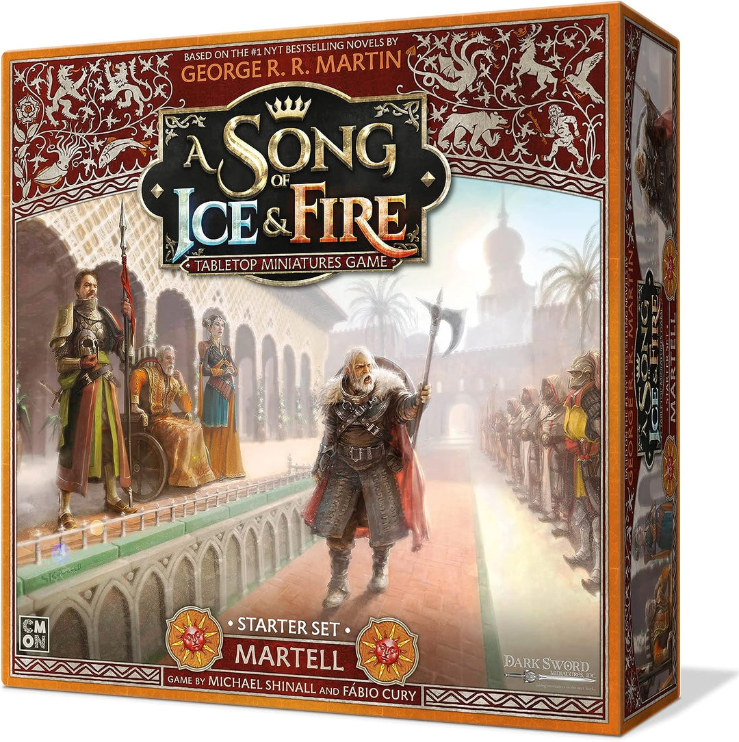 CMON A Song of Ice and Fire Tabletop Miniatures Game House Martell Starter Set - 2 Player Strategy Game (SIF007)