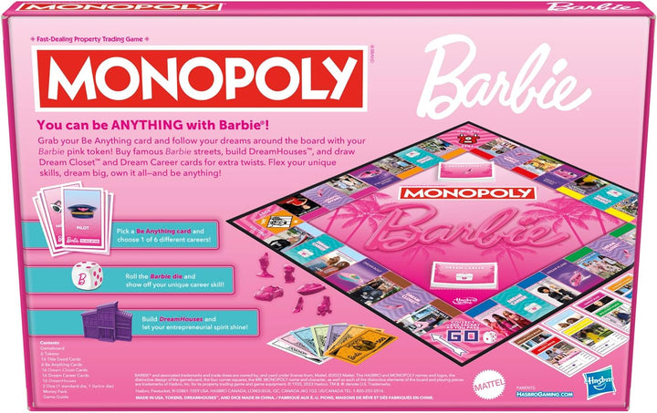 Monopoly: Barbie Edition Board Game