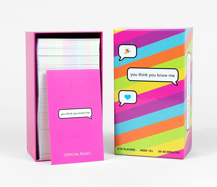 You Think You Know Me Conversational Card Game Party Game (YTYKM)