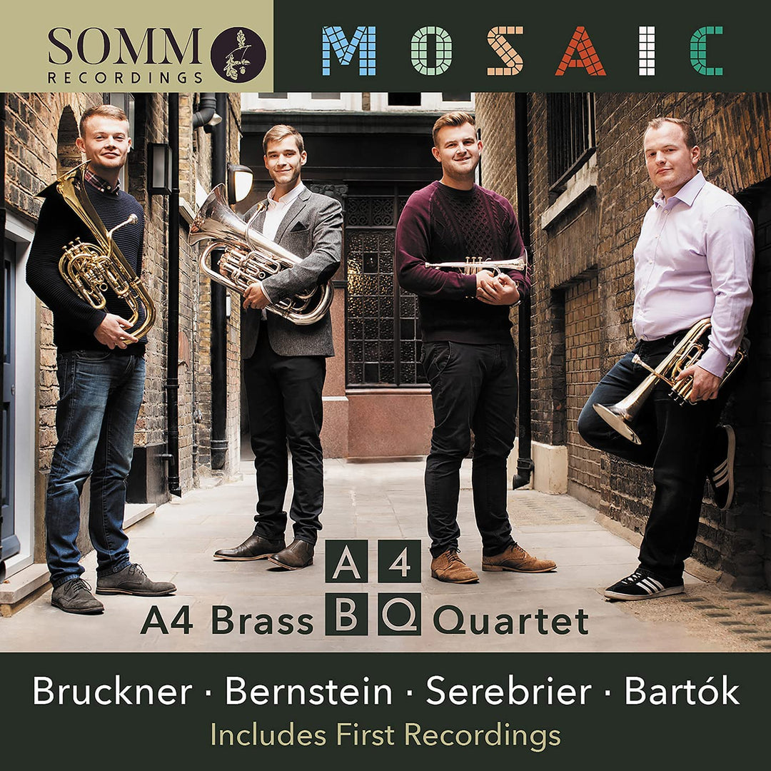 Mosaic [A4 Brass Quartet] [Somm Recordings: SOMM 0638] [Audio CD]