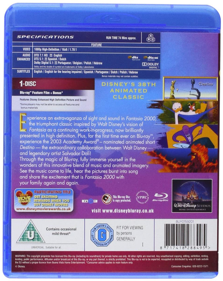 Fantasia 2000 [Blu-ray] [Région gratuite]