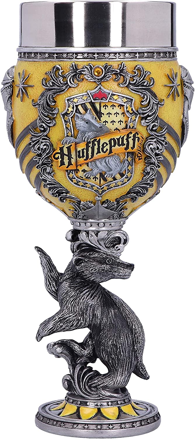 Nemesis Now - Harry Potter Hufflepuff Collectible Goblet Resin Display Cup
