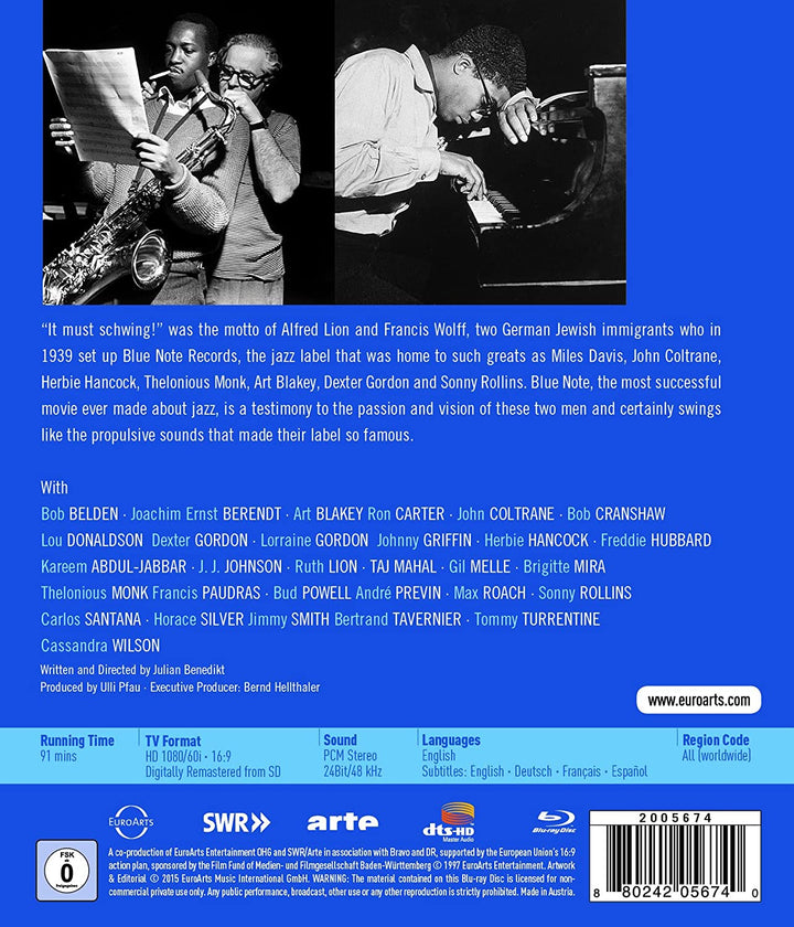 Blue Note:Modern Jazz [Various] [EUROARTS [2015] [Blu-ray]