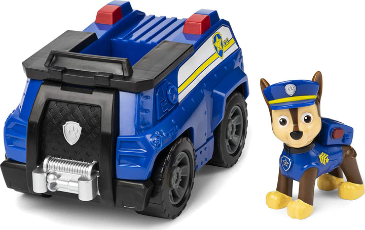 PAW Patrol 6054118 Chase’s Patrol Cruiser Vehicle with Collectible Figure