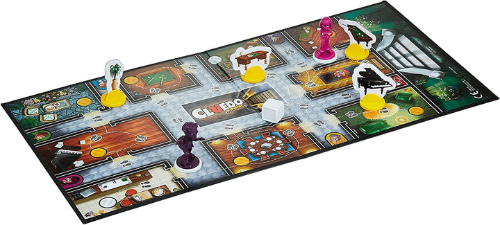 Clue Junior Board Game for Kids Ages 5 and Up, Case of the Broken Toy, Classic Mystery Game for 2-6 Players