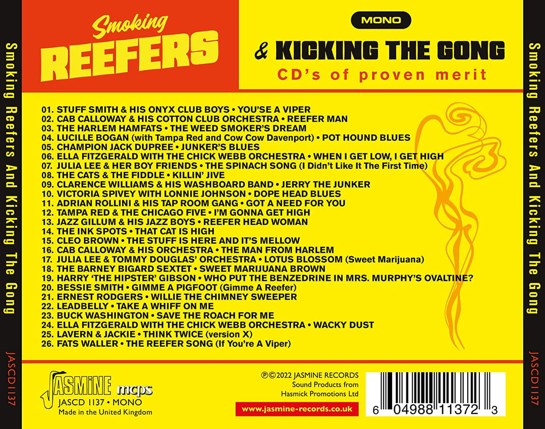 Smoking Reefers and Kicking the Gong [Audio CD]