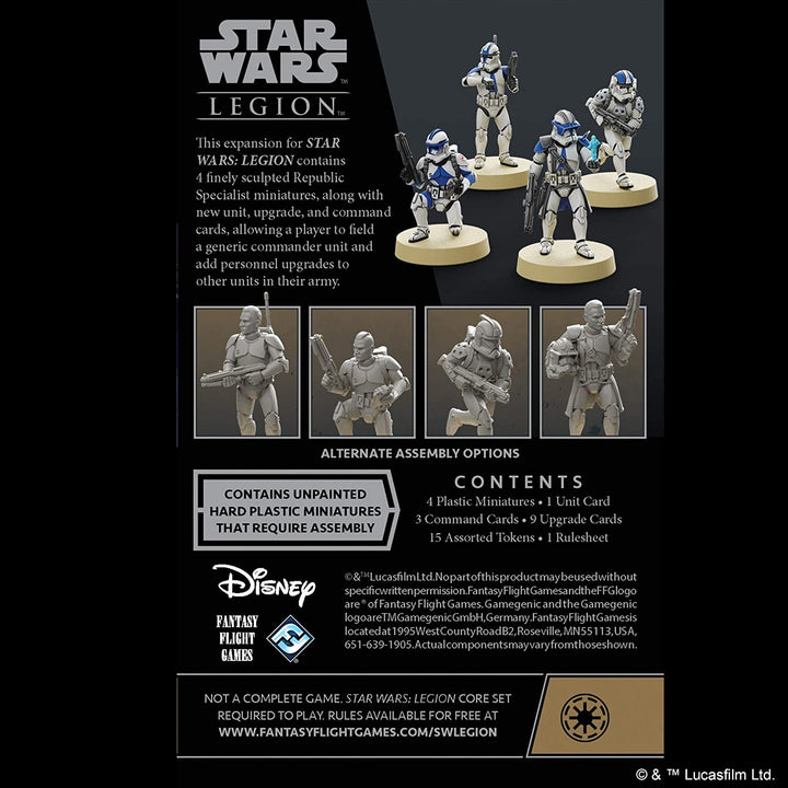 Star Wars Legion: Republic Specialists Personnel Expansion