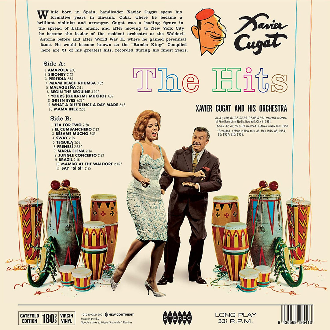 Xavier Cugat & His Orchestra - The Hits - 21 Great Hits By The Rhumba King [VINYL]