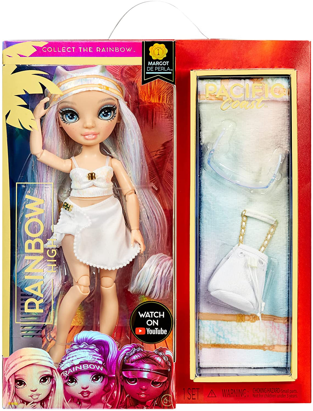 Rainbow High 578406EUC Pacific Coast-Margot DE Perla-Opal Fashion Doll with Outf