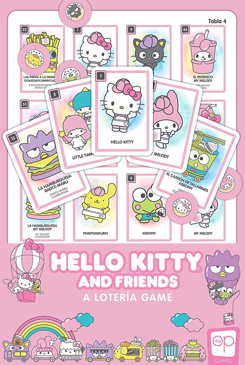 Hello Kitty® and Friends Loteria|Traditional Loteria Mexicana Game of Chance|Bingo Style Game Featuring Custom Artwork & Illustrations from Hello Kitty|Inspired by Spanish Words & Mexican Culture