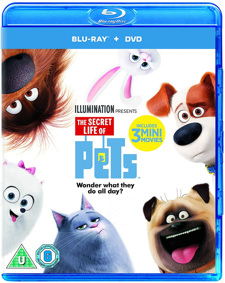 The Secret Life Of Pets (Blu-ray + DVD + Digital Download) [2015] - Family/Comedy [Blu-Ray]