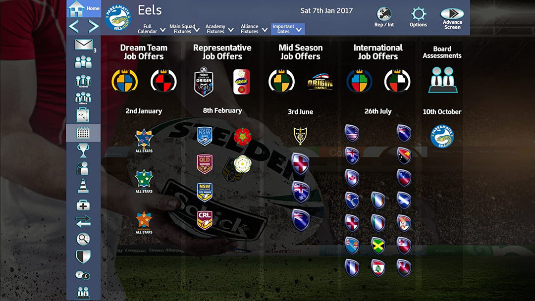 Rugby League Team Manager 2018 (PC DVD/Mac)