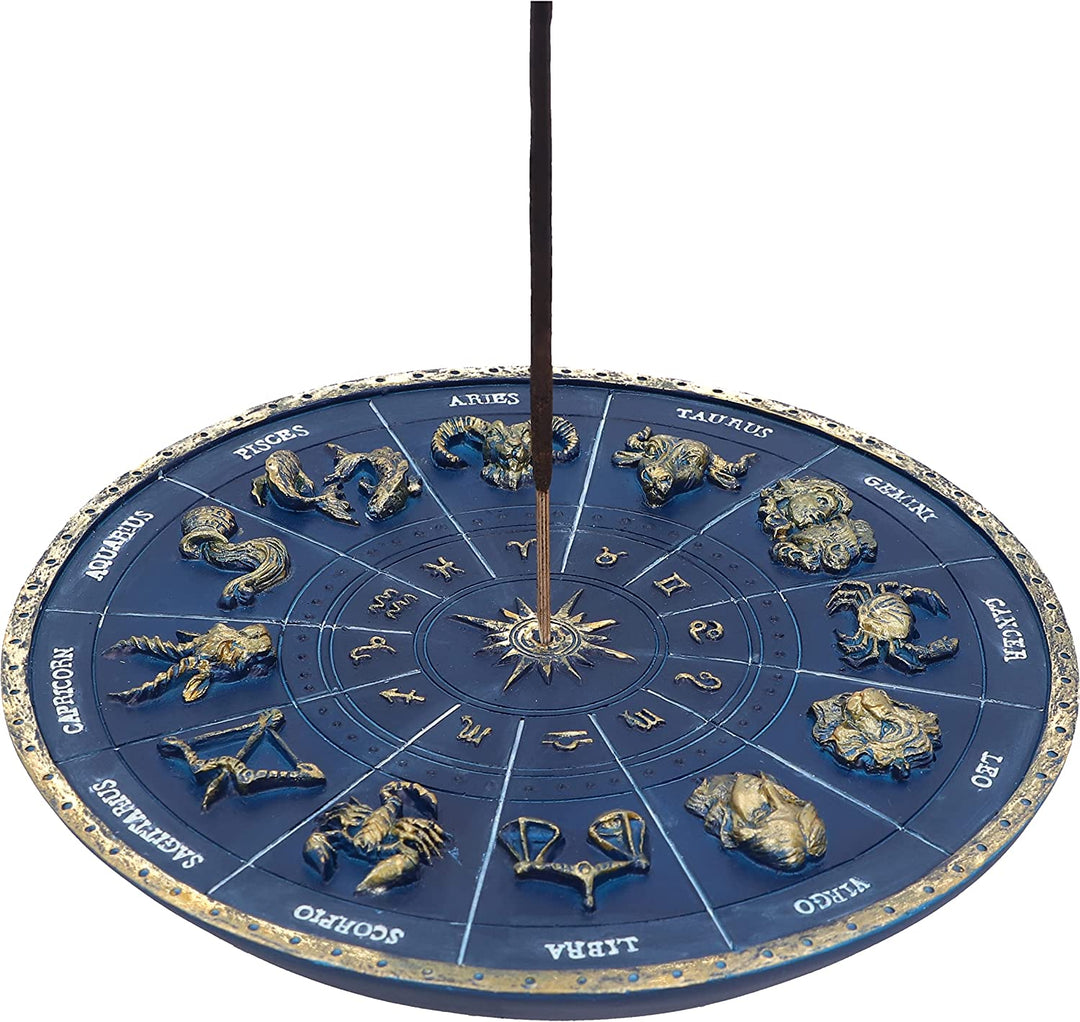 Nemesis Now Zodiac Incense Burner 16.5cm, Blue