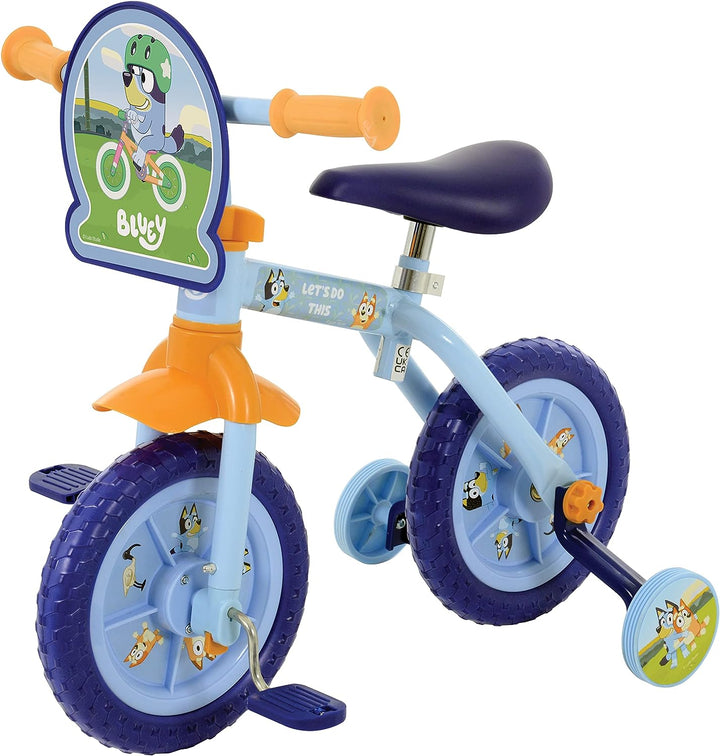 Bluey 2in1 10" Training Bike, Blue