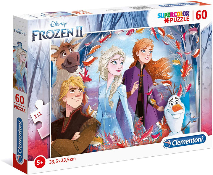 Clementoni - 26058 - Supercolor Puzzle - Disney Frozen 2 - 30 pieces - Made in Italy - jigsaw puzzle children age 3+