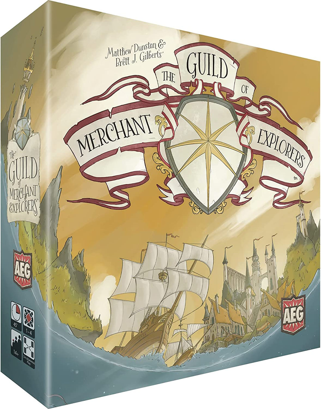 The Guild of Merchant Explorers Board Game, Explore The World, Establish New Set