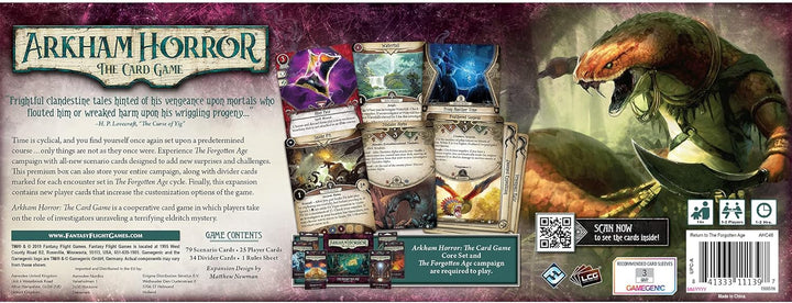 Fantasy Flight Games | Arkham Horror The Card Game: Upgrade Expansion - 3. Return to the Forgotten Age