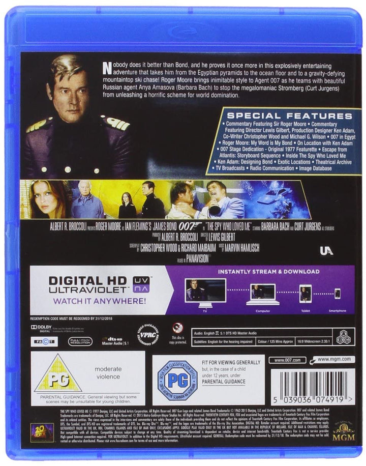 l&#39;espion qui m&#39;aimait [Blu-ray] [1977]