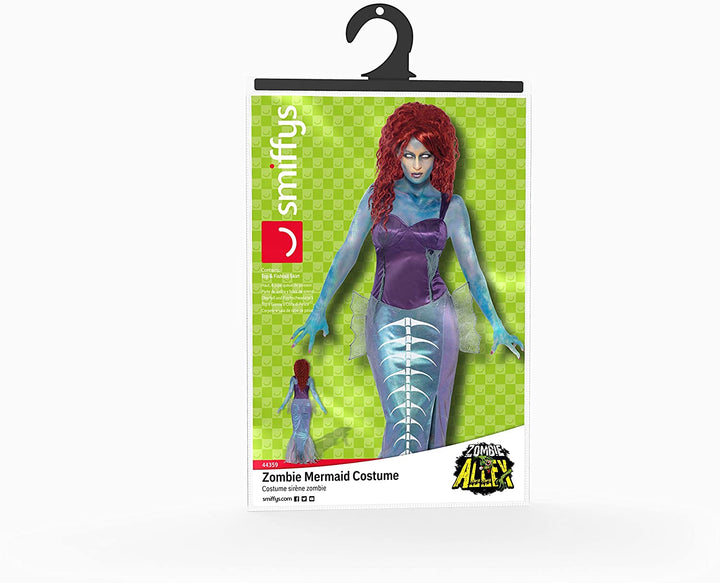 Smiffys 44359 Zombie Mermaid Costume