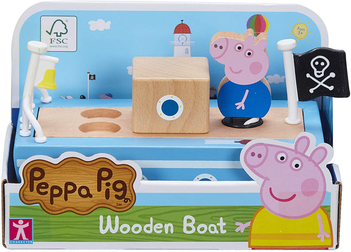 Peppa Pig 07209 Wooden Boat, Multi Color